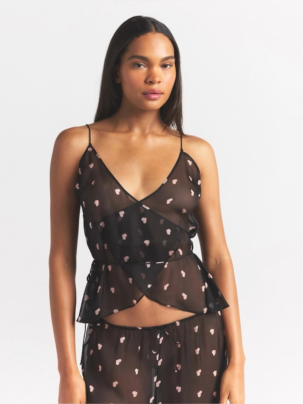 Skims Romance wrap cami top